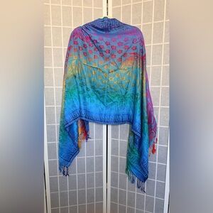 Colorful Patterned Shawl